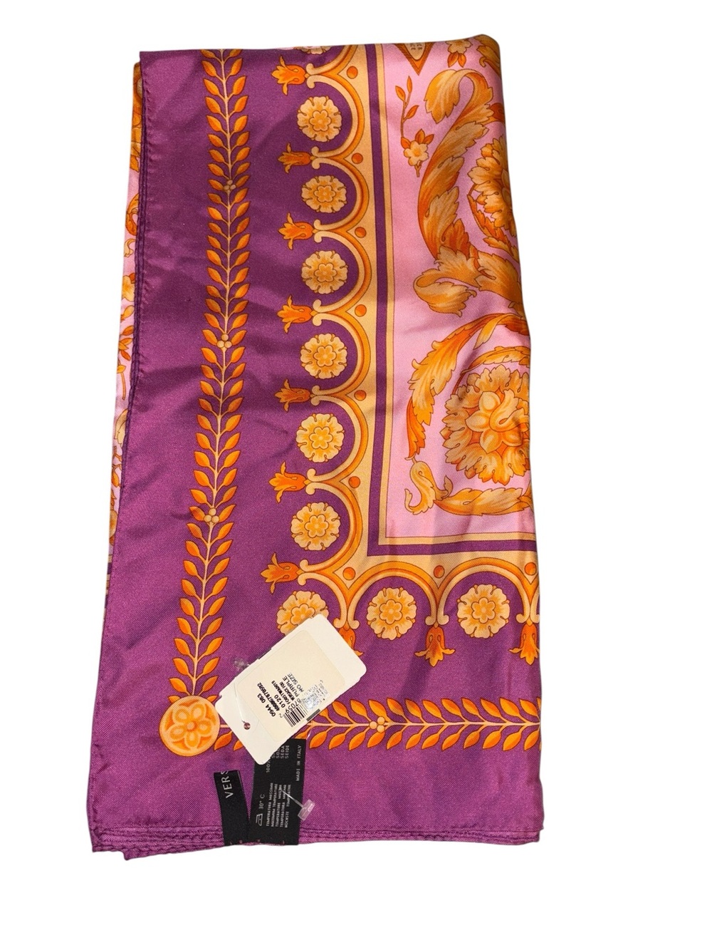Versace silk scarf nwt